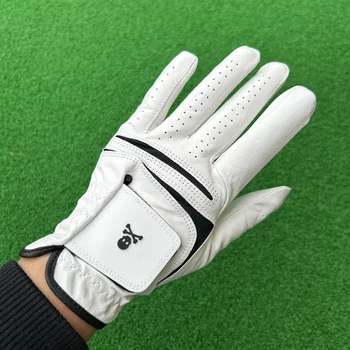 Мъжки ръкавици от овча кожа за голф са Подходящи за хората с дебели ръце Лявата ръка