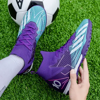 Мъжки футболни обувки Безплатна доставка за Фитнес зала за мини футбол Футболни обувки за Спорт на открито Детски футболни обувки за деца