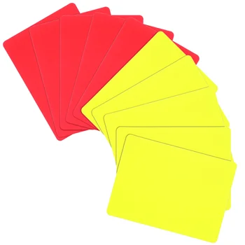 Набор от съдийски карти Футболни Стандартни карти Червени Жълти Судейские карта Обзавеждане за обучение на съдии в открито на футболен мач