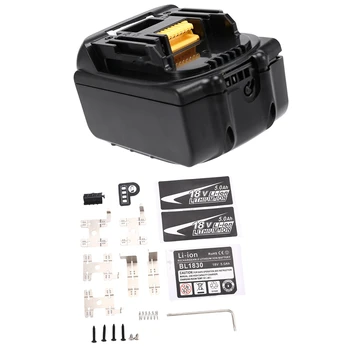 Най-новият обновен пластмасов корпус Такса защита от зареждане на ПХБ за батерията, Makita 18V BL1840 BL1850 BL1830 BL1860B