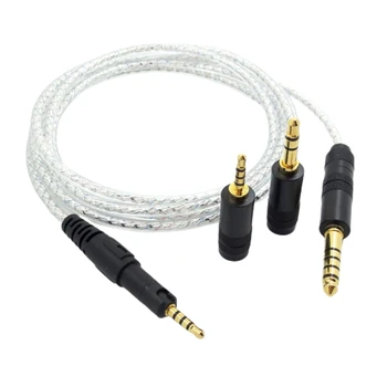Насладете се на качествен звук с помощта на тази заменяеми кабел за Technica ATH-M50X M40X M70X JIAN