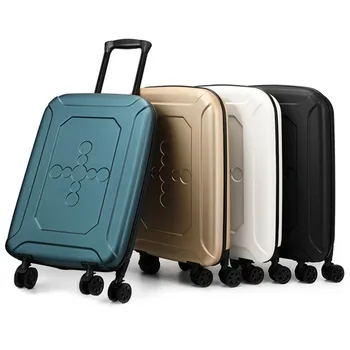 Нов 20/24-инчов Сгъване на багаж, Лек куфар за бизнес пътувания, Преносими Сгъваеми багаж, Универсална Кацане кутия на колела