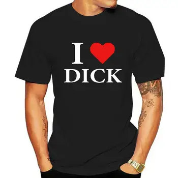 Нова мъжка тениска I Love Dick Сърце