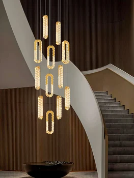 Нова уникална модерна Марокански популярна хол, лобито на хотел, Вила, Iron Акрилна кристална led окачен лампа