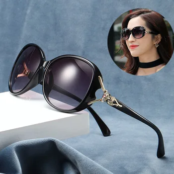 Нови Дамски Слънчеви Очила В Голяма Рамка, Дамски Летни Модни Слънчеви Очила За Отдих На Открито, Очила За шофиране на открито UV400 Gafas De Sol