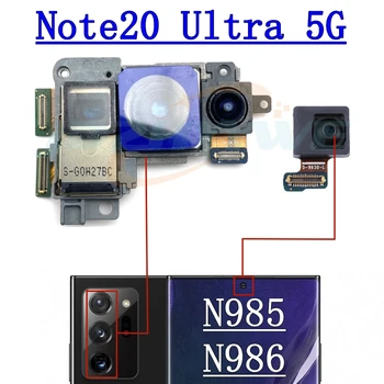 Оригинална предна камера за Samsung Galaxy Note20 Ultra 5G селфи Предната и задната страна на Основния модул камера за задно виждане Гъвкави детайли