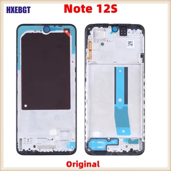 Оригиналната LCD Рамка За Xiaomi Redmi Note 12S Предната Рамка на Шасито на Средния Корпус на Етикет На Рамката На резервни Части За Ремонт на смартфон