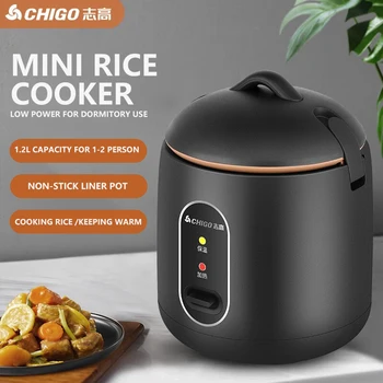 Ориз CHIGO Mini 1,2 л Ориз с незалепващо покритие За 1-2 човека Автоматична изолация за дом в общежитието 220 В