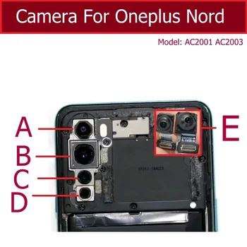 Основна задна предна камера за Oneplus One Plus Nord, Резервни части за основен модул на гърба на предна камера за селфи