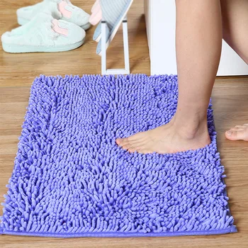 плюшено килим 2023 година с впитывающим памук, сив цвят