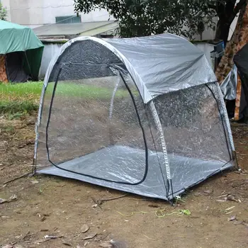 Покриване на палатки за нощуване на открито, Голяма палатка за отглеждане на растения, Прозрачна Цветна баня от PVC, Слънчев дом, за почивка на 2-3 човека