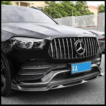Преден спойлер от настоящето въглеродни влакна за suv на Mercedes Benz GLE W167 2019-2023, Висококачествен Комплект за ремонт