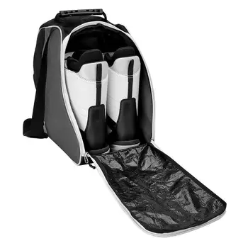 Преносима ски чанта за каране на открито, чанта за сноубордических обувки, водоустойчива чанта за съхранение на ски-голям капацитет, ски чанта от плат Оксфорд 600D, ски екипировка