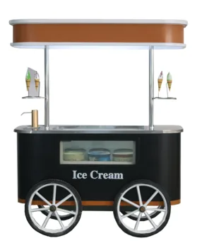 Продава Мобилни количка за продажба на студен сладолед с плъзгаща количка за продажба на сладолед от фризер
