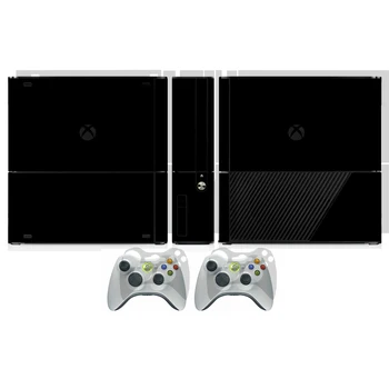 Прозрачен винил стикер за Microsoft Xbox 360 E и 2 стикери за кожи контролери