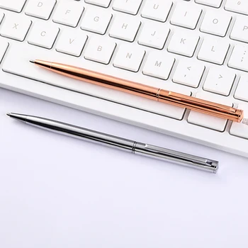 Проста метална химикалка писалка, ученически канцеларски материали за студенти, маркова писалка е инструмент за писане, гел химикалки, канцеларски материали, ученически пособия