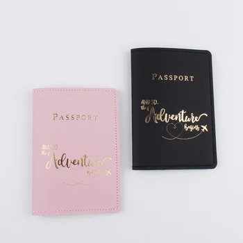 Пътен женски чантата си за паспорт от изкуствена кожа, водоустойчив от кал за самоличност, Притежателите на паспортных карти, бизнес калъф за кредитни карти, джоб за пътуване