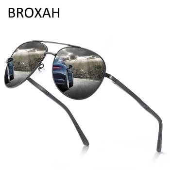 Ретро Поляризирани Слънчеви очила, Мъжки Класически очила за шофиране 2024, Мъжки слънчеви очила в метални рамки, Слънчеви очила за спортен риболов.