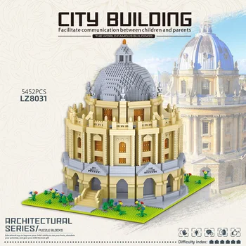 Световно известна школа по архитектура Nanobricks Англия, Оксфордския университет, Колекция играчки от микроалмазных блокове Building Brick