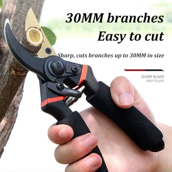 Сгъстено ножици за клони от стомана SK5 здраво се нарязват на дебели клони градинските ножици за външната търговия, подрязване на овощни дървета