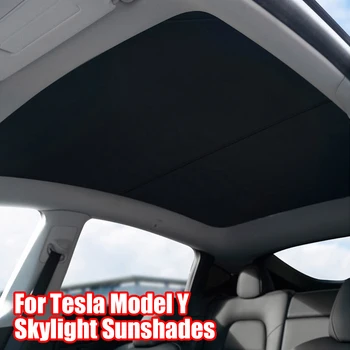 Сенника С Катарама На Организирана Стъклен Покрив Предно Задния Люк На Покрива, Предното Стъкло За Tesla Model Y 2019-2022 Актуализация Слънчеви Очила