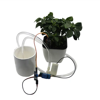 Система за капково напояване на градината, Комплект модул водна помпа, Автоматично определяне на влажността на почвата, Направи си сам