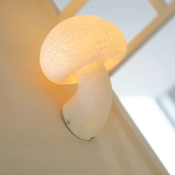 Скандинавски грибовидный стенен входната лампа лампа нощна лампа начало декор, с монтиран на стената лампа, дизайнерски балкон спалня, осветителни тела външно осветление