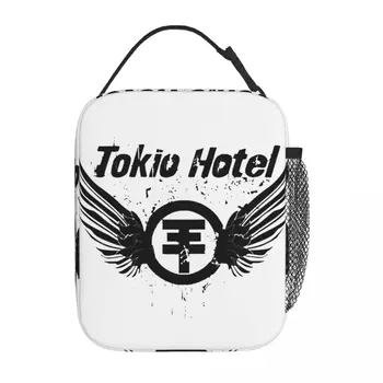 Случайна чанта за обяд Tokio Hotel Аксесоари за певци Кутия за хранене Многофункционален термоохладитель Bento Box за пътуване