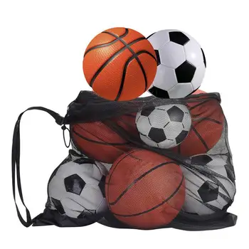 Спортен калъф, mesh bag, Джобно футболно склад, Открит Баскетбол, Волейбол, Многофункционални чанти за съхранение на съвсем малък