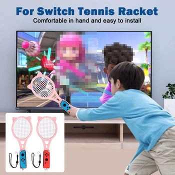 Спортен комплект за Switch за Nintendo Switch OLED-спортни игри джойконы 10 в 1 с каишки контролер, аксесоари за танц ракети на китката