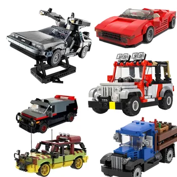 Способи за градски състезател на Известния колата Супер екстремни Децата Класически полицейски робот Модел самолет градивните елементи на Играчки, Подаръци за деца