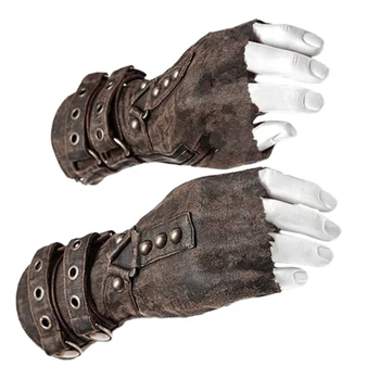 Средновековни Стари Боксови ръкавици Armlets в стил Steampunk С шипове на китката на Гладиатори