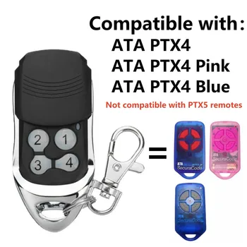 Съвместим с АТА PTX4 SecuraCode дистанционно управление на гаражни врати 433,92 Mhz Сензор за електрически отваряне на врати с движими код
