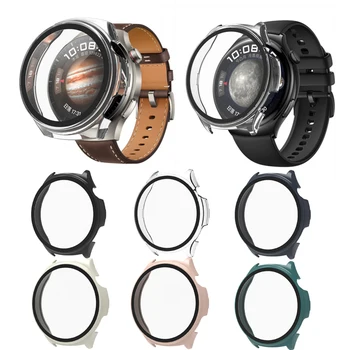 Твърд Корпус, Стъклена Защитно Фолио За Екрана Калъф Huawei Watch 4 48 мм GT 3 Pro 46 мм GT3 42 мм Защитен Калъф Smart-Аксесоари