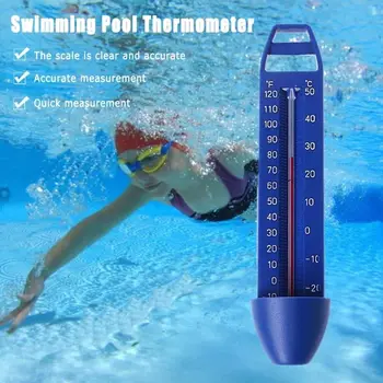 Термометър за баня, лесно считываемый Измерване на термометъра за гореща вана, която плува във вода термометър за плаващ басейн
