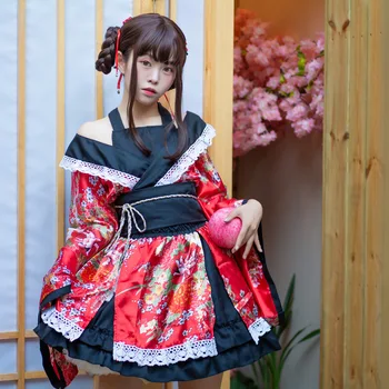 Традиционен японски костюм cosplay аниме 