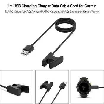 удължителен кабел за зареждане на данни чрез USB с дължина 1 м за Garmin-Driver /-/-Captain /-Зарядно устройство за смарт часа Expedition
