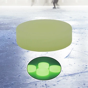 Хокейна шайба Свети в тъмното Нажежен за Деца, Възрастни Диаметър 2,83 инча Подходящ за игра на пода в помещения и на открито Хокей на топката