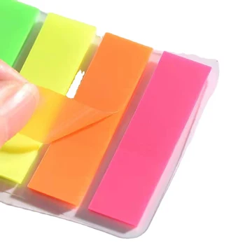 Цветни прозрачни лепкави ивици полупрозрачни цветове, прозрачни, удобно за офис и училищни консумативи