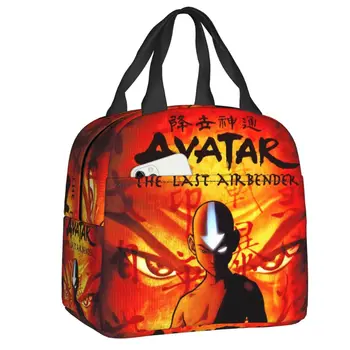 Чанта за обяд Avatar the Last Airbender, хладилник, Обяд-бокс с топла изолация за жени, деца, училище, работа, Пикник, Контейнер за хранене