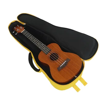 Чанта за хавайска китара от плат Оксфорд 23 инча 64*24*6.5 раница-калъф от плат Оксфорд, джобове, чанта на рамото, мека практически