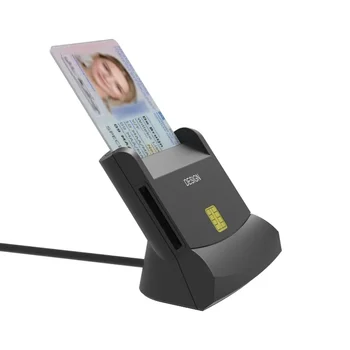 Четец на смарт-карти Wiisdatek USB 2.0 Памет за ID Bank Устройство за четене/запис на смарт-карти с микросхемой EMV IC