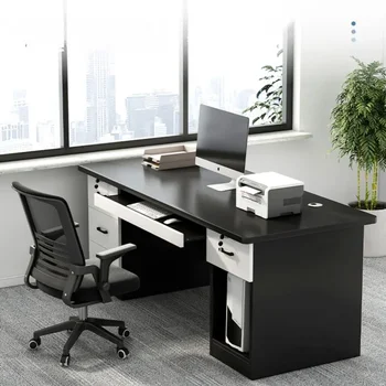 Шкафове, работна маса, офис маса, Boss Simplicity, Компютърна офис маса, бюро-секретер, бюро, мебели за дома
